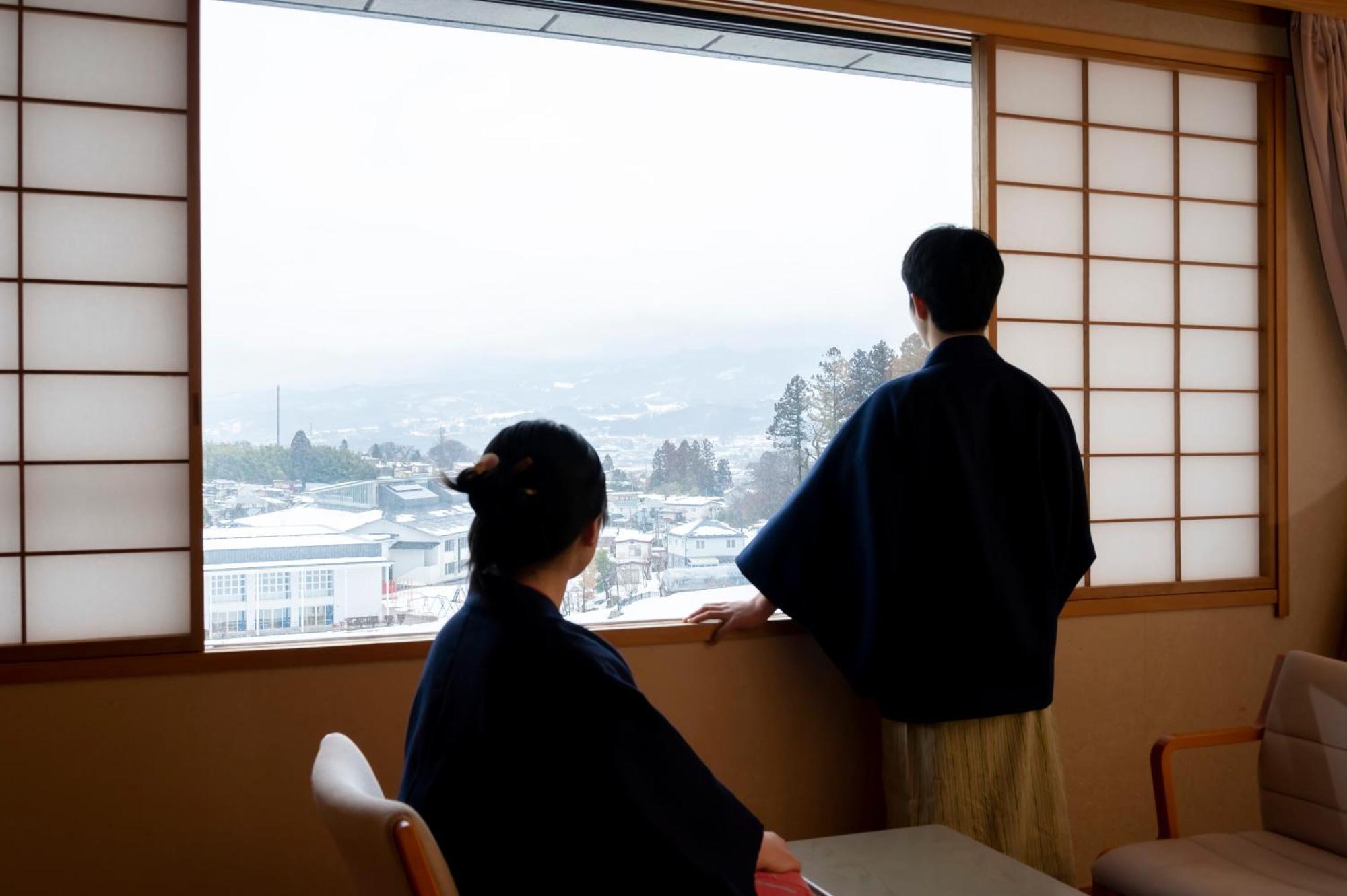 Kaminoyama Senkeien Tsukioka Hotel מראה חיצוני תמונה
